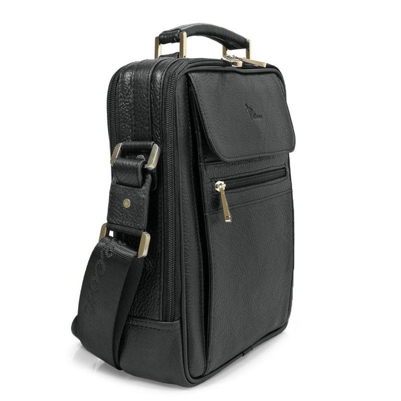 Сумка мужская Пеллекон черный арт.102-820-1