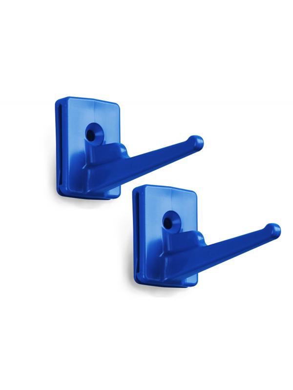 Крючок настенный для инвентаря HACCPER Control Point синий 2шт/уп