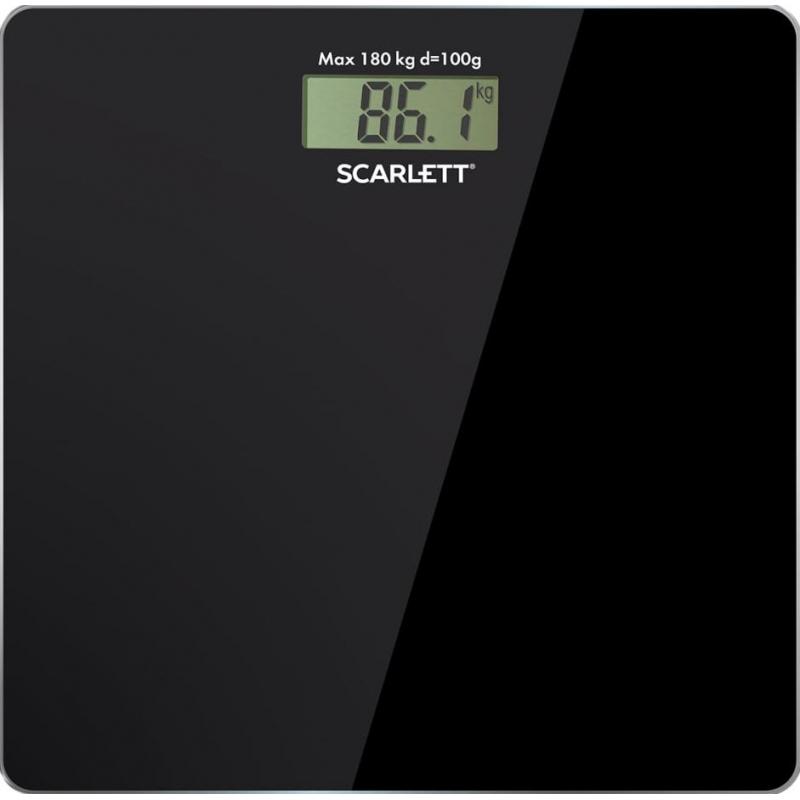 Весы SCARLETT SC-BS33E036, напольные, 180кг, черный