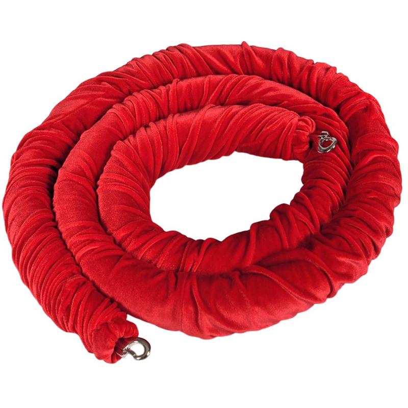 Канат TEH 1,5м бархатный красный