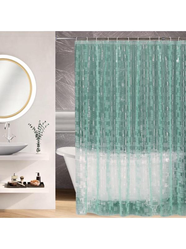 Штора для ванной Niklen с кольц Волна 3D 100% EVA 180х180см 1373