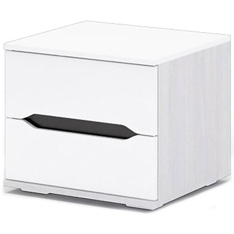 Мебель для дома NM Спальня ВАЛИРИЯ ТБ 031 тумба прикров. Белый гл./Анкор