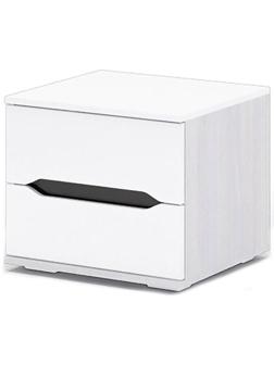 Мебель для дома NM Спальня ВАЛИРИЯ ТБ 031 тумба прикров. Белый гл./Анкор