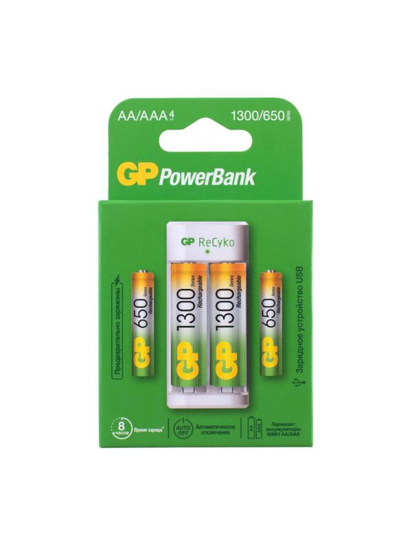 Зарядное устройство GP E211130/65-2CRB4 АА - 1300mAh/AAA - 650mAh (2/2)