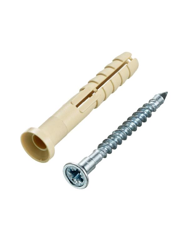 Дюбель-гвоздь 6K40 пот. манжета (нейлон) (150 шт) - ведро Tech-Krep 101330