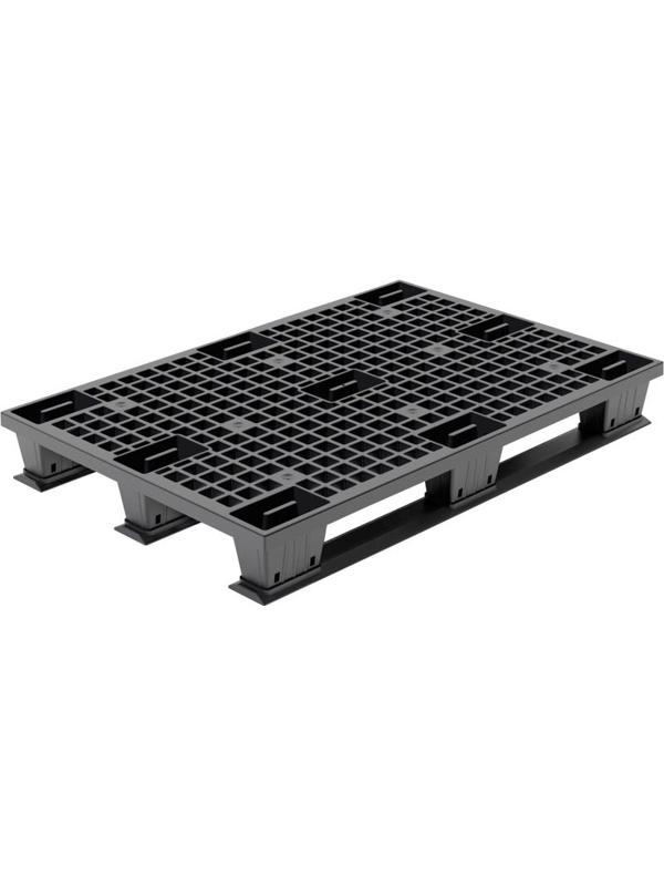 Паллет 1200х800х150 перфорированный, на полозьях TR 1208 LPS черный