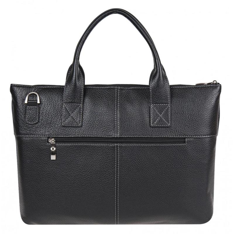 Сумка мужская Franchesco Mariscotti, нат.кожа, черная, 2-781кFM2