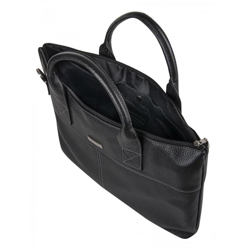 Сумка мужская Franchesco Mariscotti, нат.кожа, черная, 2-781кFM2