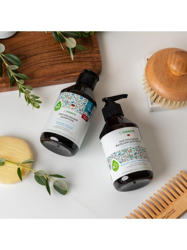 Бальзам для истонченных волос SYNERGETIC Объем и укрепление волос 250мл