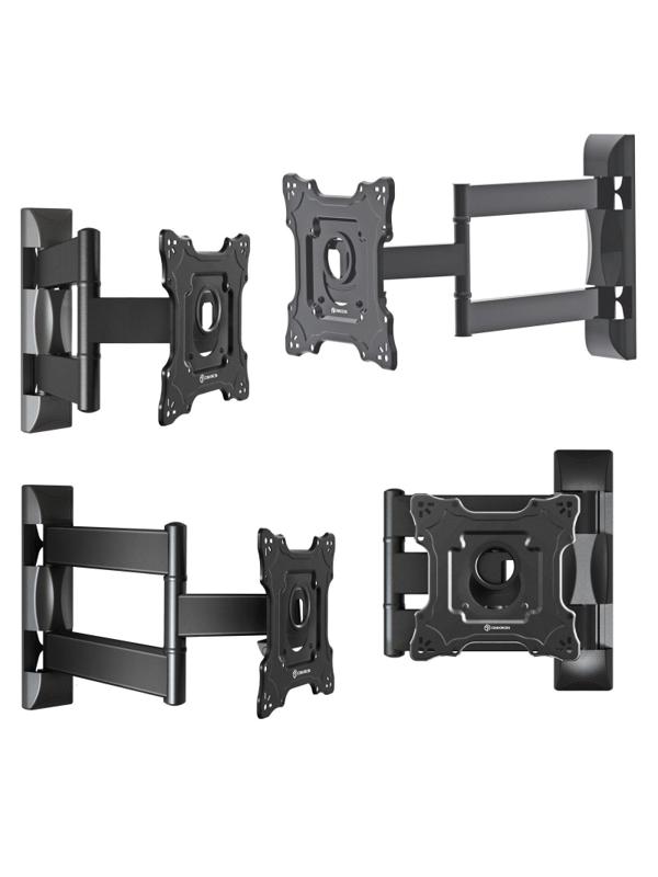 Кронштейн Onkron для телевизора 17-43 наклонно-поворотный, черный M4S