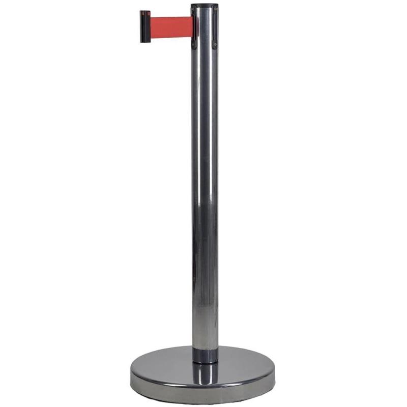 Стойка с лентой 2 метра TEH_BSLN-326332 CHROME RED