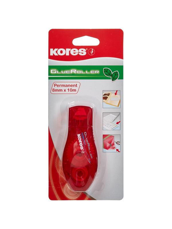 Клей ленточный 8мм х 10м KORES перманент '38112