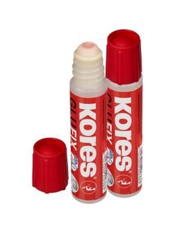 Клей канцелярский 30мл KORES с силиконовым аппликатором  20238