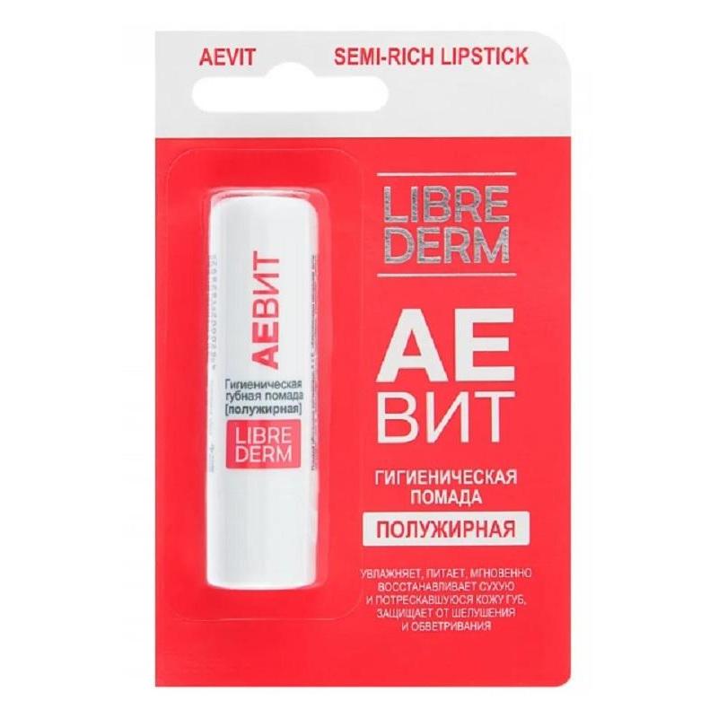 Помада гигиеническая для губ LIBREDERM АЕВИТ полужирная 4 г 7451