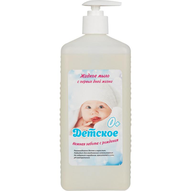 Мыло жидкое дезинф. детское С первых дней жизни 1,0 л (с дозатором)