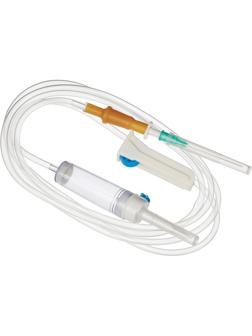 Система для в/в вливания инф.растворов (металл.игла) KDM 400 шт/уп