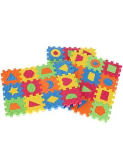Коврик-пазл мини Играем вместе ЭКРАН с фигур.,5х5см х36эл/наб D18587FIG-CRT