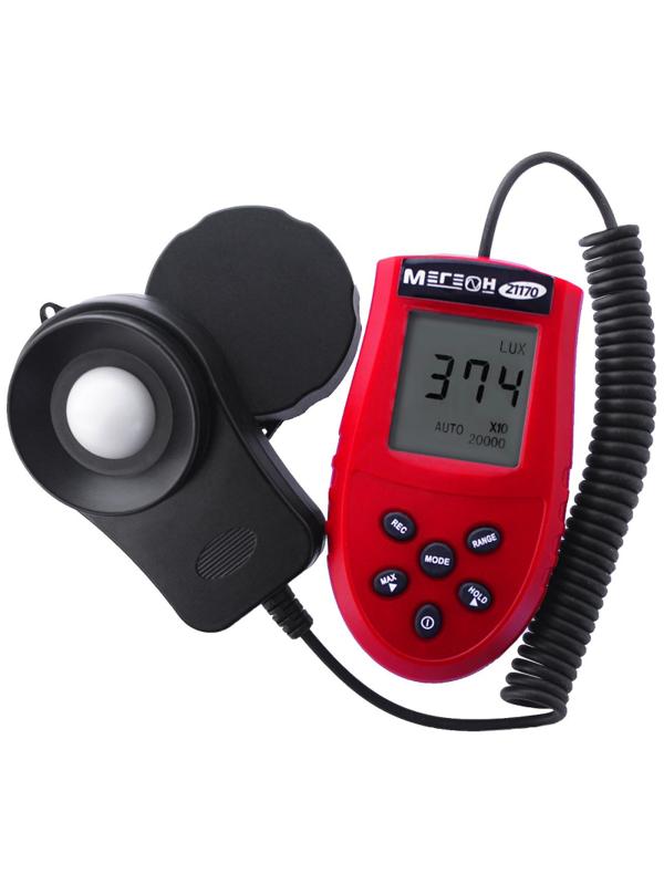Люксметр измеритель освещенности с функцией записи МЕГЕОН 21170