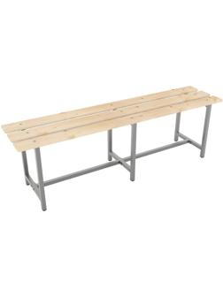 Скамья TI_СТ-3-1200 дерев. доска, 1200мм, рег.опора