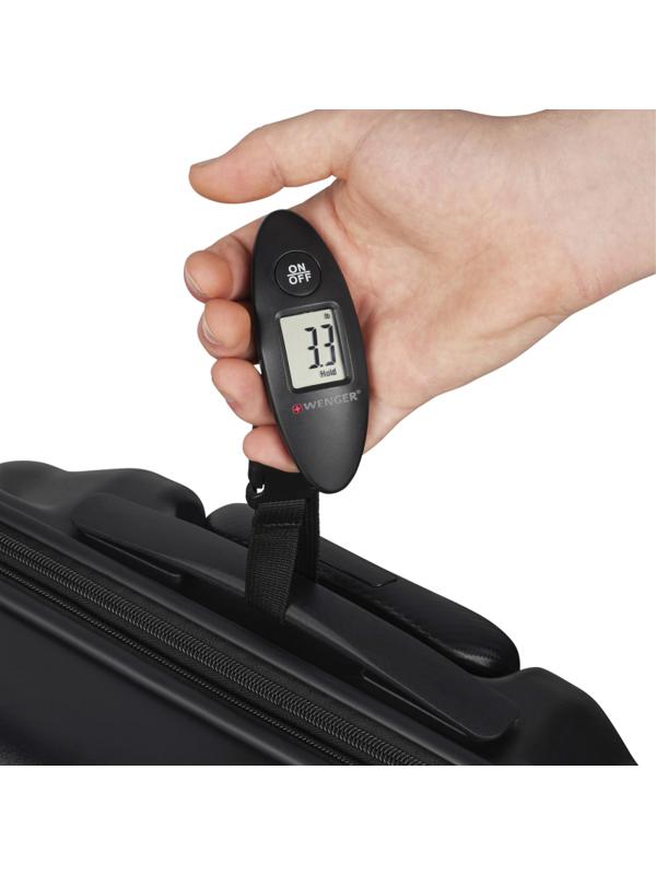 Весы (мини) для багажа WENGER электр.,черн.,АБС-пластик,до 40 кг,611883