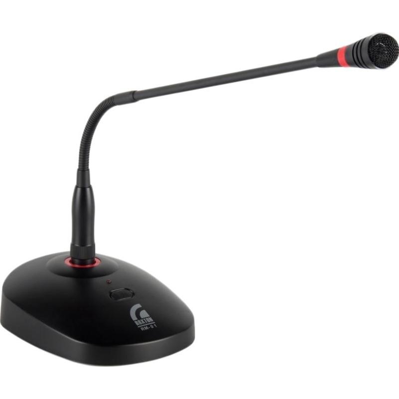 Микрофон Roxton RM-01, настольный с ветрозащитой, кабель 5м