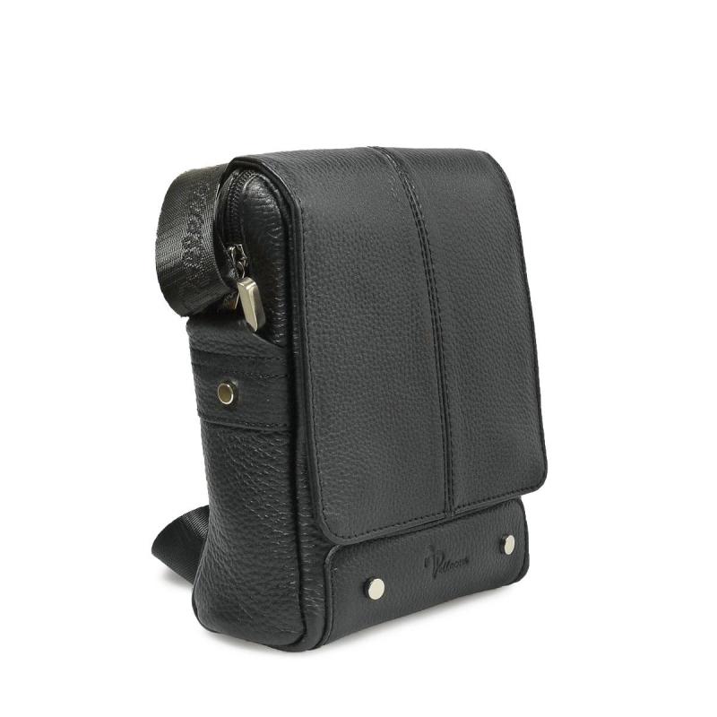 Сумка мужская Пеллекон , черн, 15х21х6, Р 102-817-1