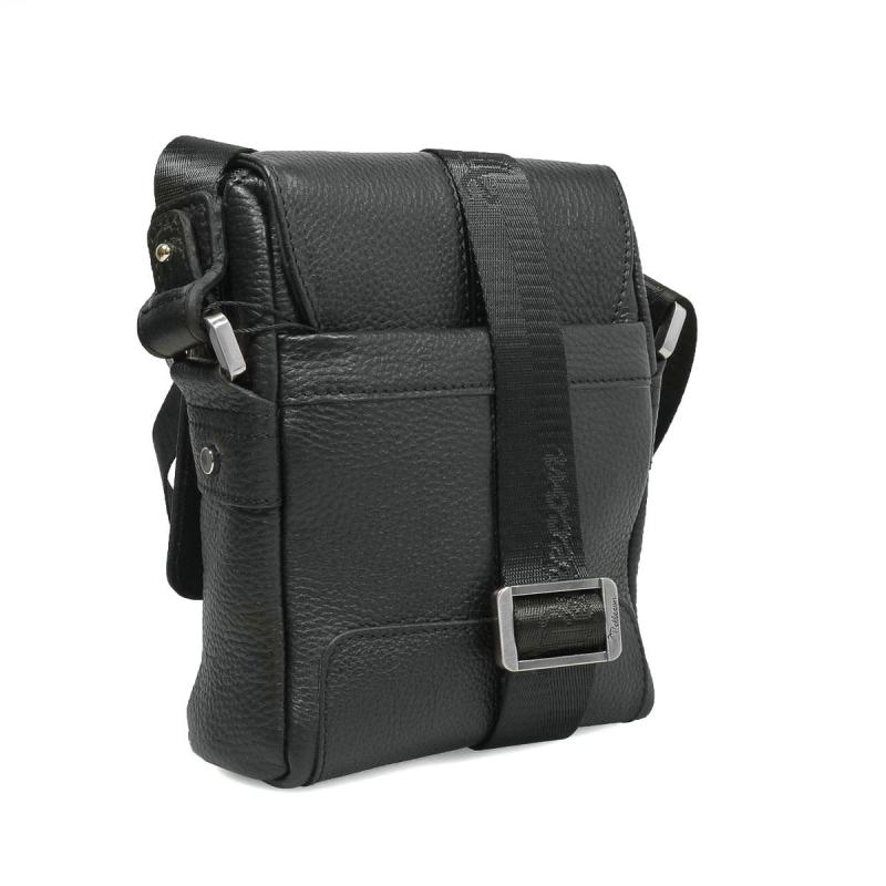 Сумка мужская Пеллекон , черн, 15х21х6, Р 102-817-1