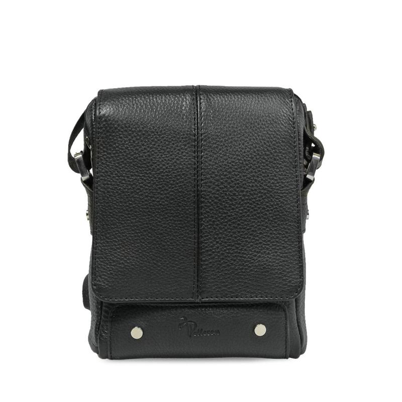 Сумка мужская Пеллекон , черн, 15х21х6, Р 102-817-1