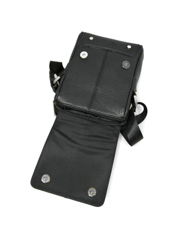 Сумка мужская Пеллекон , черн, 15х21х6, Р 102-817-1