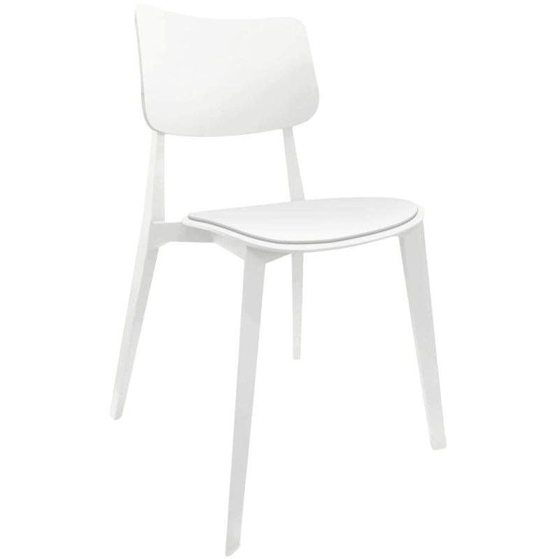 Стул для столовых SHT-S110-P белый/белый