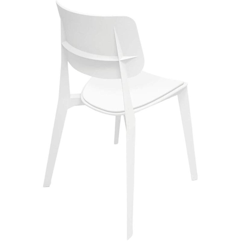 Стул для столовых SHT-S110-P белый/белый