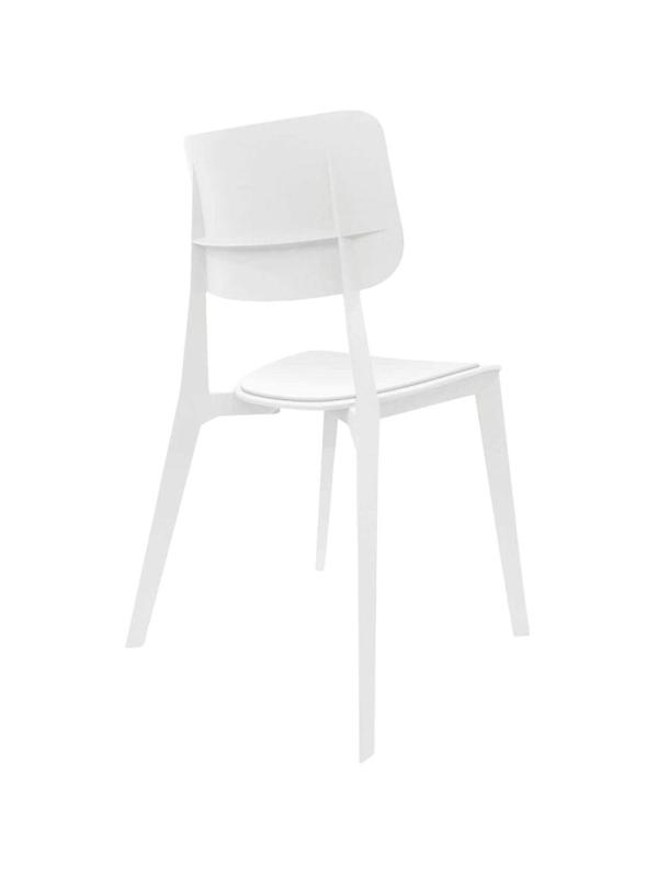 Стул для столовых SHT-S110-P белый/белый