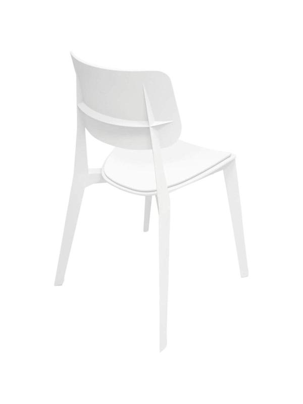 Стул для столовых SHT-S110-P белый/белый