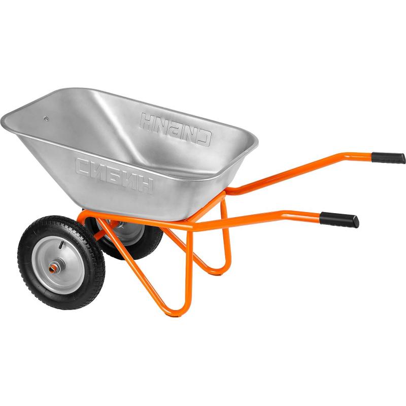 Тачка строительная двухколесная СИБИН СТ-22 110 л 200 кг