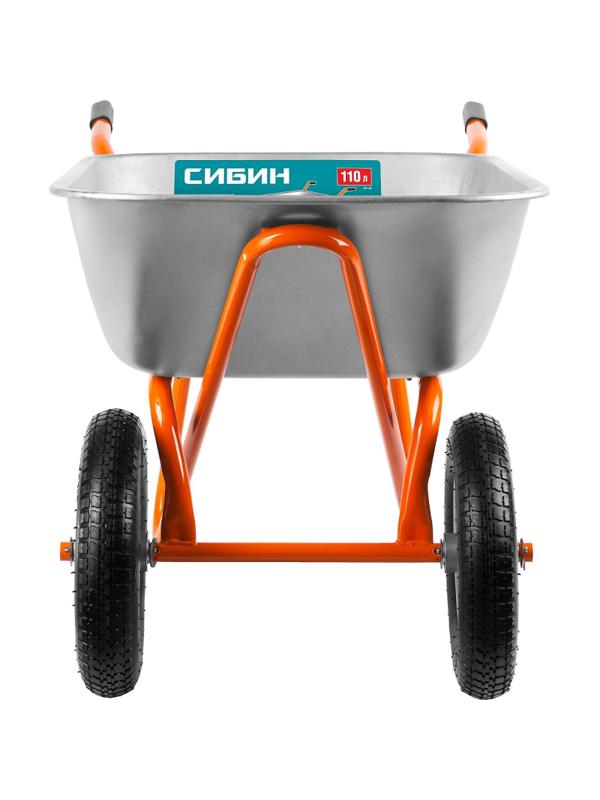 Тачка строительная двухколесная СИБИН СТ-22 110 л 200 кг