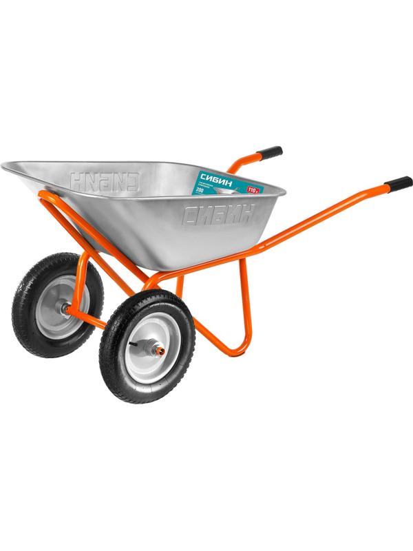 Тачка строительная двухколесная СИБИН СТ-22 110 л 200 кг