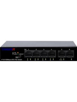 Коммутатор TRASSIR TR-NS1106-60-4POE (4 PoE порта)