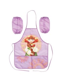 Фартук для труда КОМУС Три богатыря Любава,карман,нарукав,535x445мм,ФН 41-1