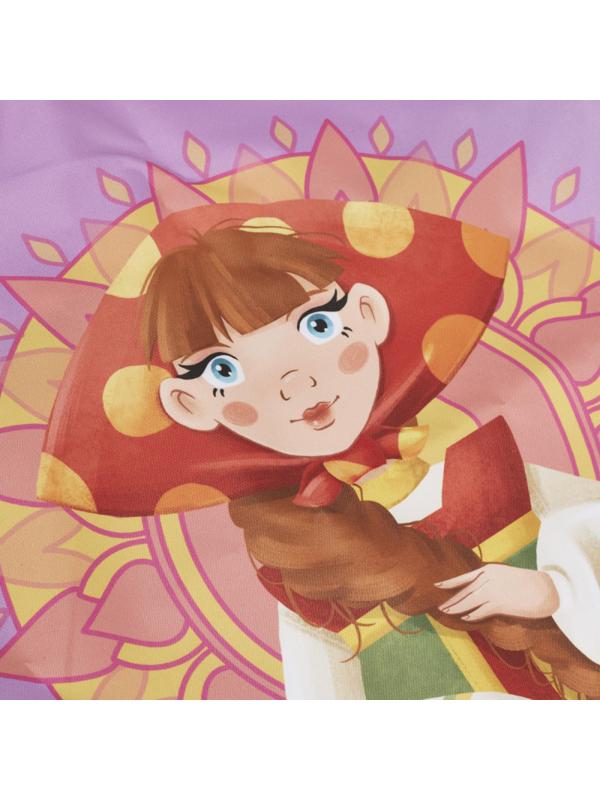 Мешок для обуви КОМУС Три богатыря Любава,36x47,карм,светоотр,МО 26-1с-2р