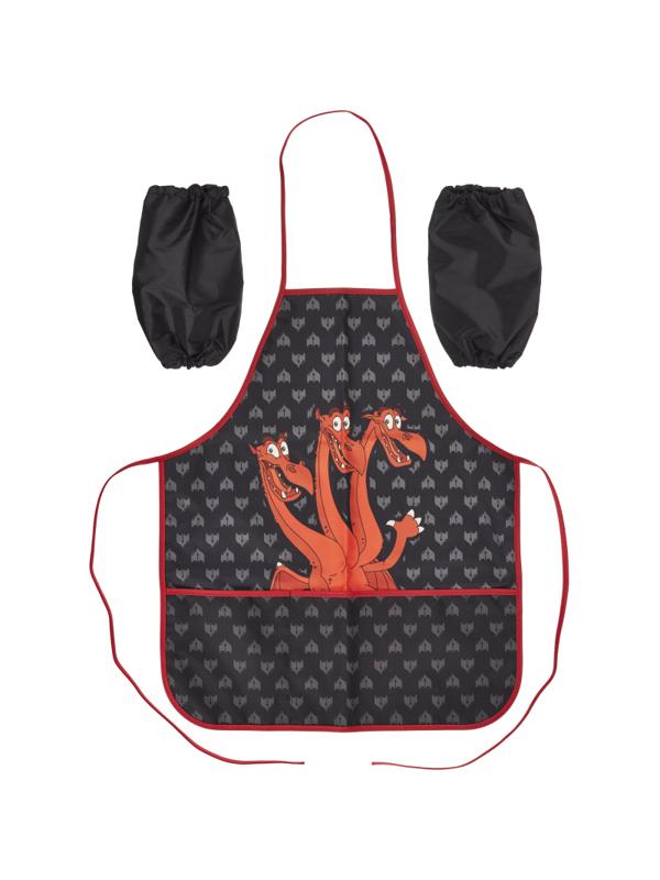 Фартук для труда КОМУС Три богатыря Горыныч,карм,нарукав,535x445мм,ФН 41-1