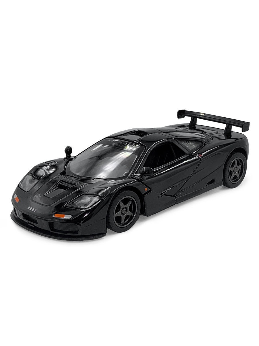 Машинка металлическая Kinsmart 1:34 «1995 McLaren F1 GTR» KT5411D инерционная / Черный