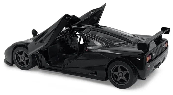 Машинка металлическая Kinsmart 1:34 «1995 McLaren F1 GTR» KT5411D инерционная / Черный