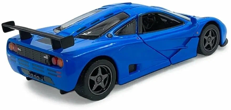 Машинка металлическая Kinsmart 1:34 «1995 McLaren F1 GTR» KT5411D инерционная / Синий