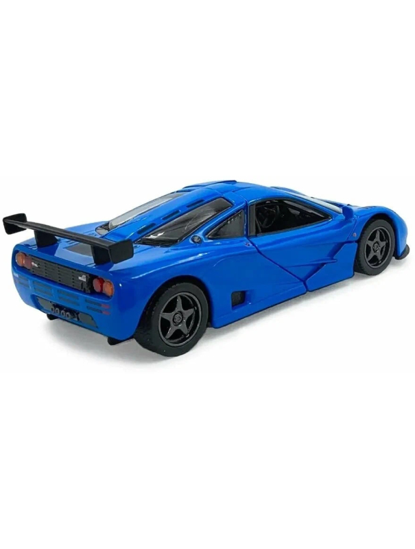 Машинка металлическая Kinsmart 1:34 «1995 McLaren F1 GTR» KT5411D инерционная / Синий