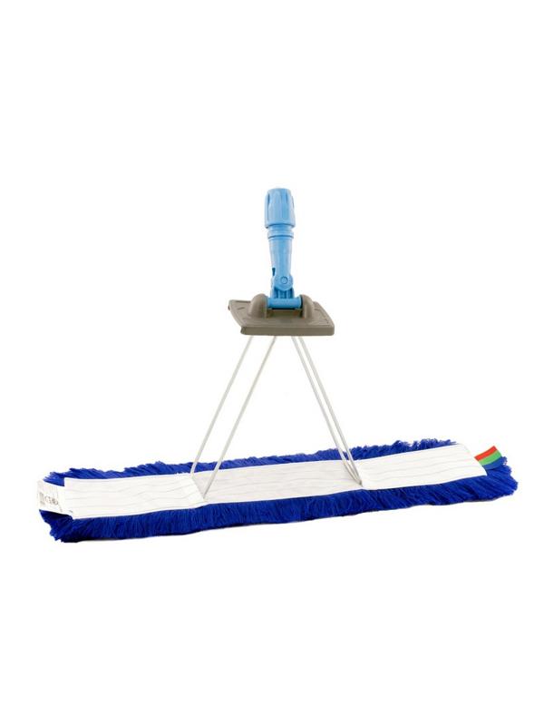 Держатель МОПа рамочный 100х10см т.серый/синий NT184