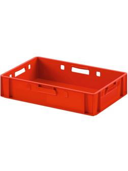 Ящик для мяса Е1(12.421.40.PE) красный 600 х 400 х 120 (глубокой заморозки)