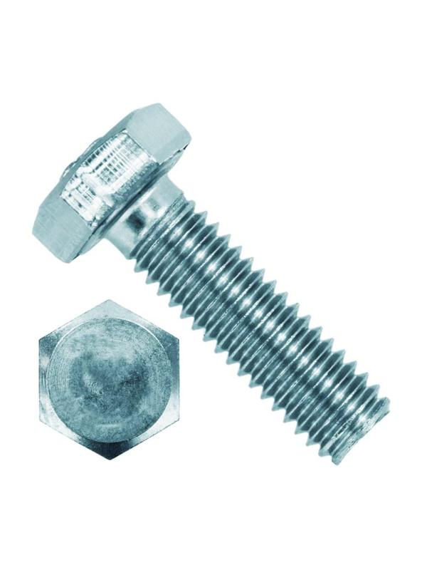 Болты DIN933 ПАРТНЕР 8х35 8,8 ZN ш.г. полн.рез. (25кг/уп) (C 00015380)