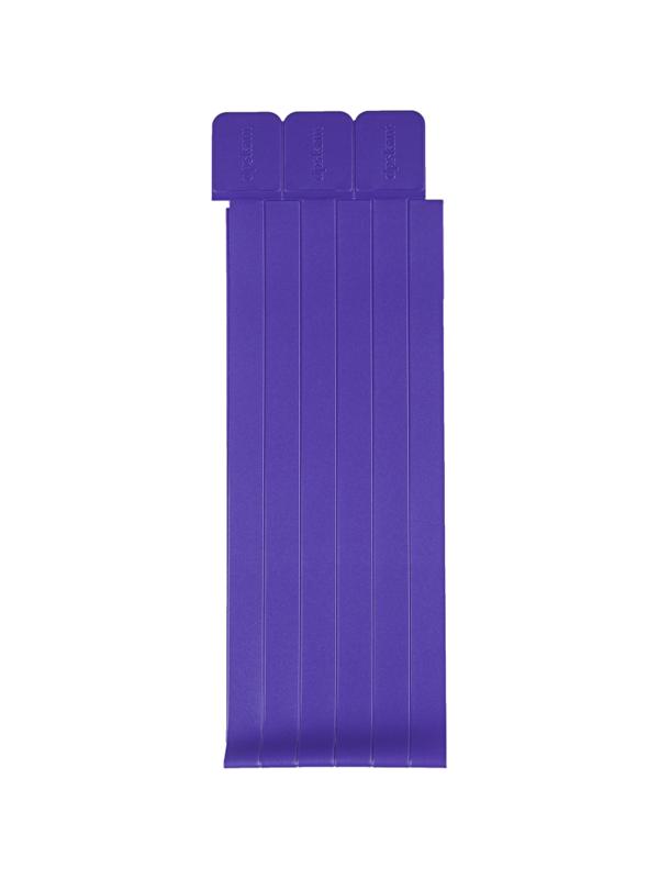 Закладка самоклеящиеся для книг, прямые, набор 6 шт,350мкм,фиолет, 2921-110