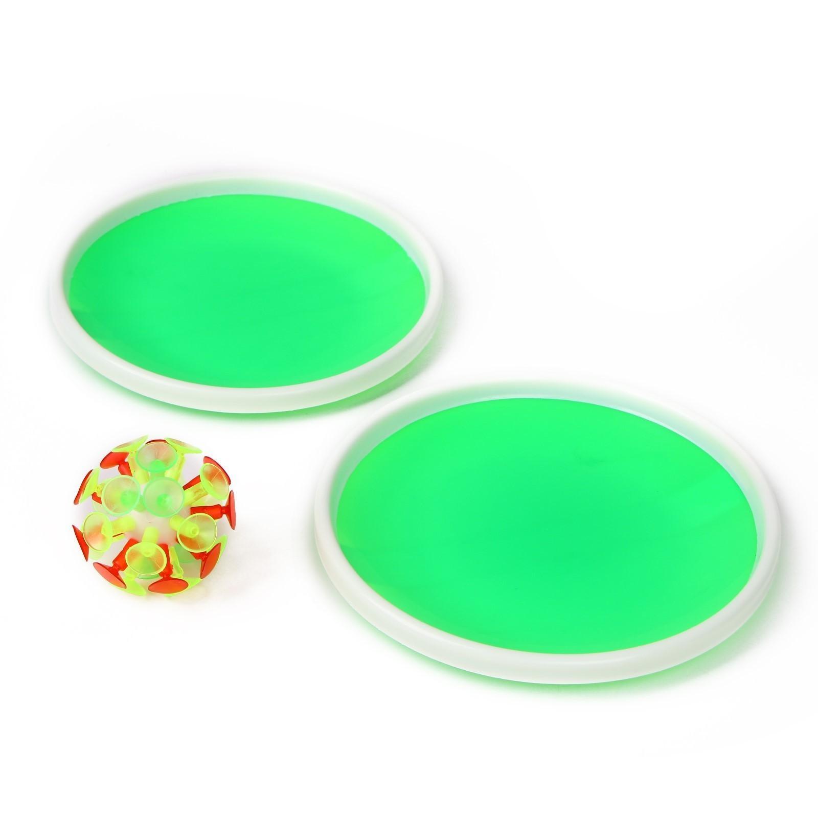 Игра «Липучка», набор: 2 тарелки, мяч, цвета МИКС