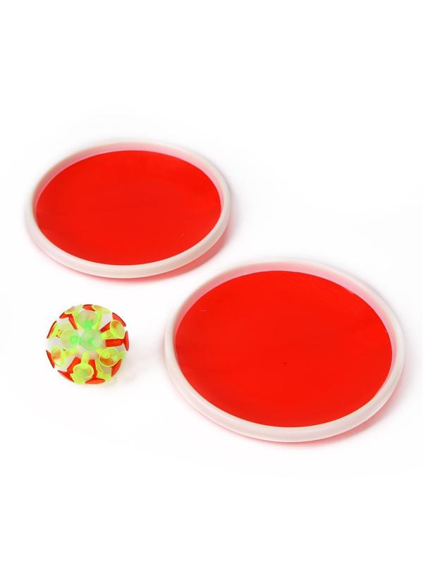 Игра «Липучка», набор: 2 тарелки, мяч, цвета МИКС